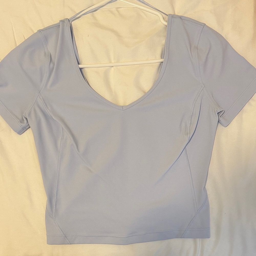 lululemon athletica align Soft lavender workout crop top